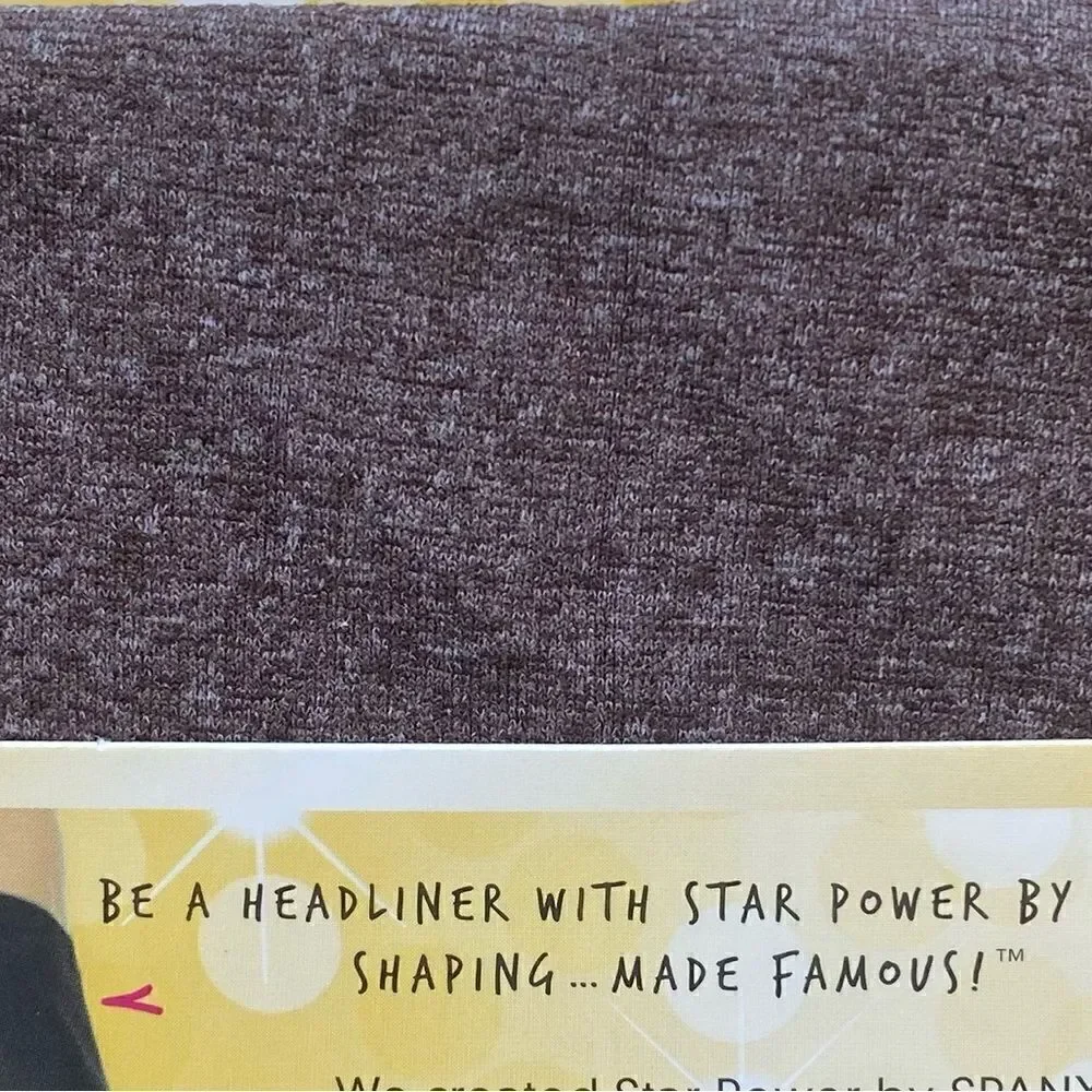 NWT Star Power by SPANX Shaping Tights Heathered Brown Size A. Slimming